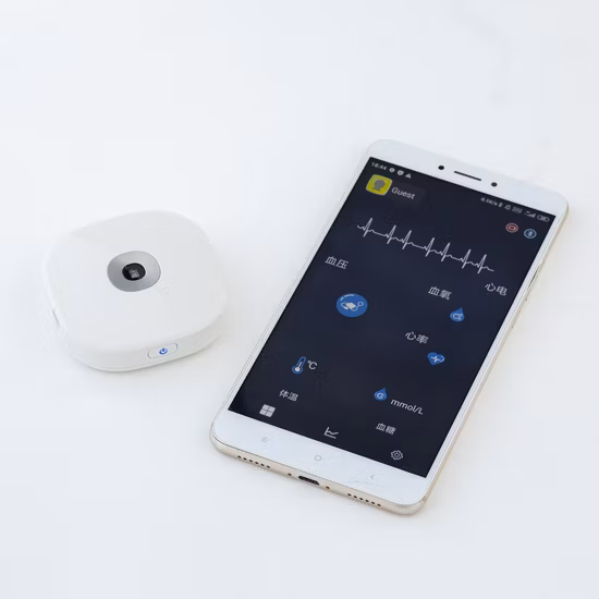 Moniteur de santé portable infirmière suivi de la santé familiale moniteur ECG de fréquence cardiaque de la pression artérielle
