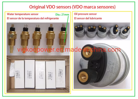 Générateur pièces de rechange moteur Diesel électronique moteur triphasé Volatge 60mm 3/4-16 capteur de vitesse
