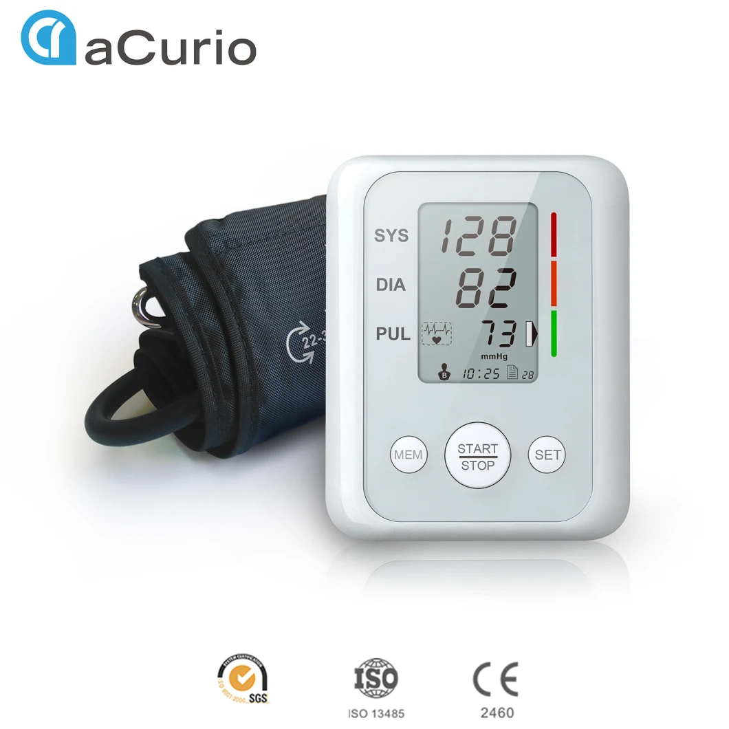 High Arm Ambulatory Smart Heart Rate Monitor Blood Pressure Monitor CE CFDA ISO