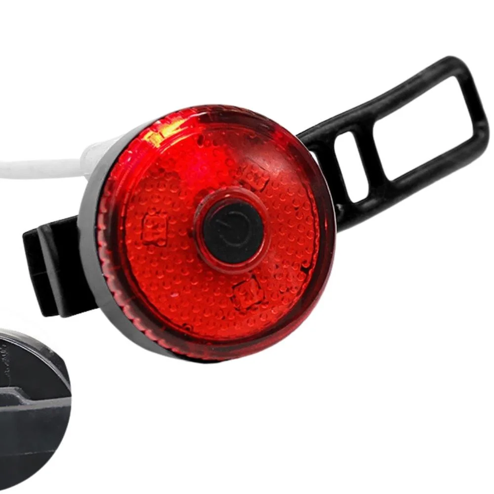 Round Bicycle Rear Light Mini LED Bicycle Taillight Headlight USB COB Rear Light Ipx-4 Waterproof Battery Torch Cycle USB Headlights Bolts Bl20884