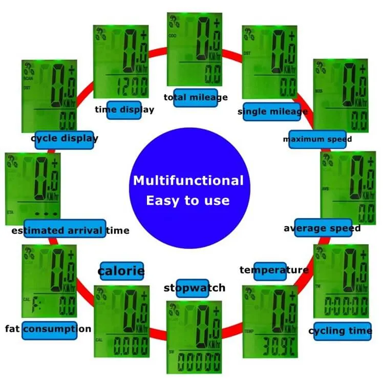 Cycling Computer Cycle Speedometer Computer Bike Computer Bicycle