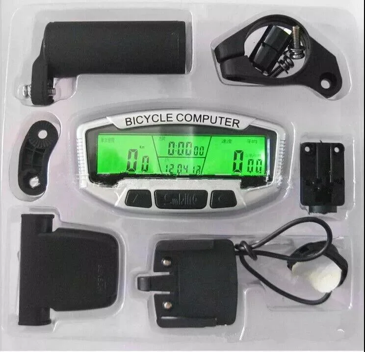 Bicycle Double Control Code Table SD-558c Wireless Luminous Odom Bicycle Computer