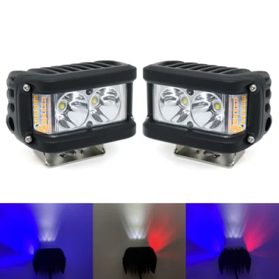 Universel hors route conduite LED travail 25W tracteurs LED lumières Flash LED travail lumière vélo moto phare LED