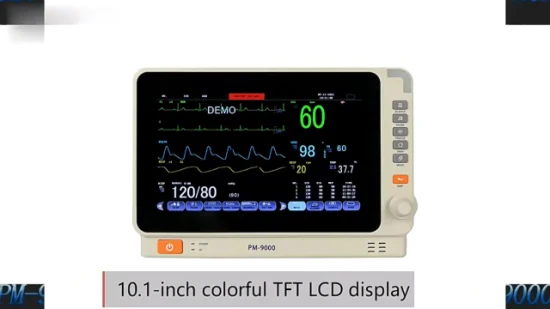 Le fabricant fournit un moniteur patient multi-paramètres de fréquence cardiaque ultra-mince portable de 10 pouces pour les soins dentaires