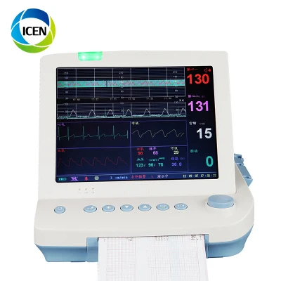 En-C011-1 Hot Sale Portable Couleur Doppler Ctg Machine Moniteur de Fréquence Cardiaque Fœtale Maternelle