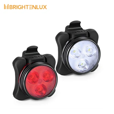 Brightenlux Feu arrière de vélo rechargeable Feu arrière de vélo LED, étanche Uus Meilleur feu arrière de vélo